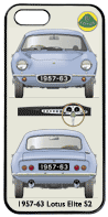 Lotus Elite S2 1957-63 Phone Cover Vertical